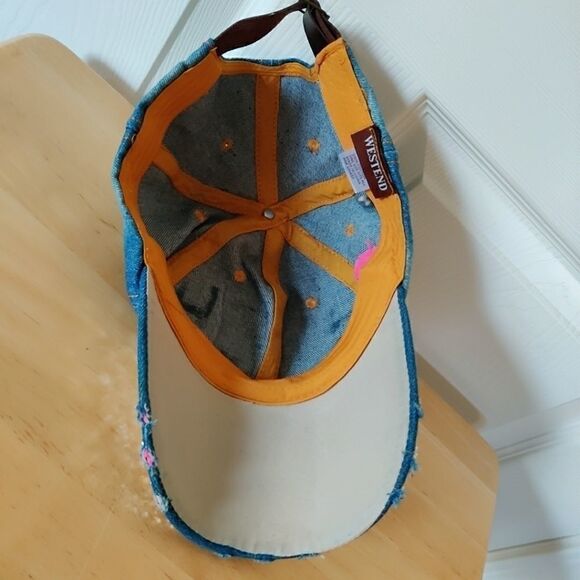 Westend embellished distressed denim hat - Picture 7 of 12